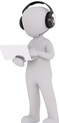 SupportJohan i arbete (illustrativ)